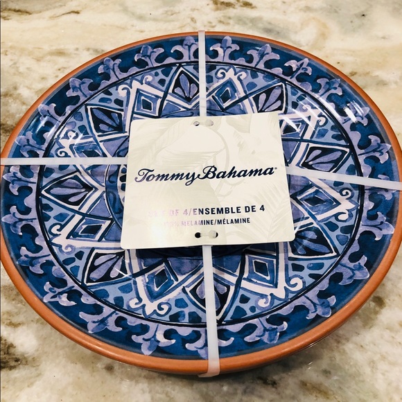 Tommy Bahama Dining Tommy Bahama Melamine Spanish Tile Dinner